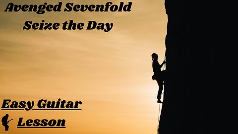 Acoustic lesson - Seize the Day : Avenged Sevenfold - DGCFAD Guitar