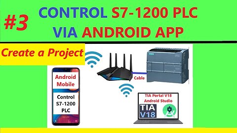 0156 - Control S7-1200 PLC with Android app mobile - Create a new project