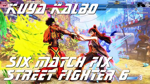 Kuya Kalbo Six Match Fix with Chun Li on Street Fighter 6 as Puyat 04-27-2024