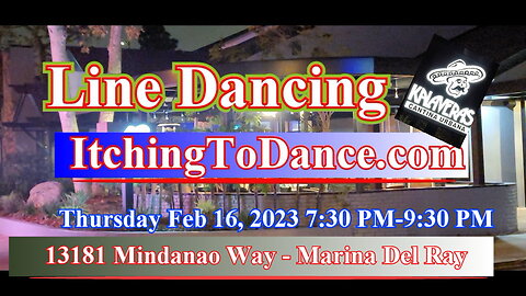 Kalaveras Line Dancing Promo -Feb 16, 2023-Caleb Crump -Itching To Dance
