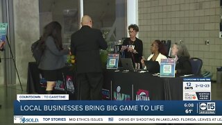 Local businesses bringing Super Bowl to life