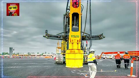 Watch This Piling Contractor Take on the Challenge with an Unbelievable Machine!