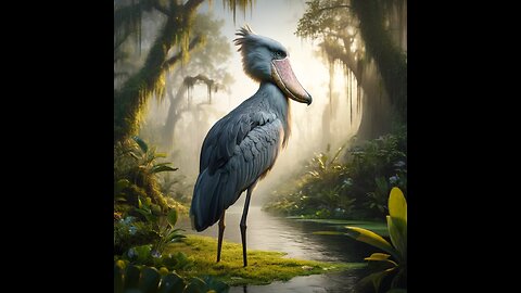 Dinosaur & Critically Endangered: Shoebill Stork