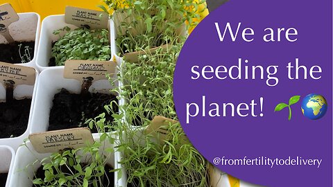We are seeding the planet! 🌱🌍