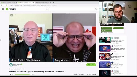 what is Barry Wunsch doing? elijah streams