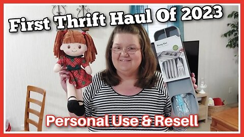 First Thrift Haul of 2023 | Goodwill Thrift Haul | Thrift Store Shopping
