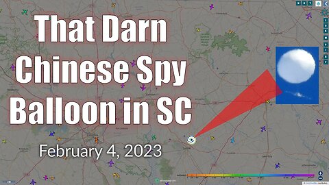 Chinese Spy Balloon Over South Carolina