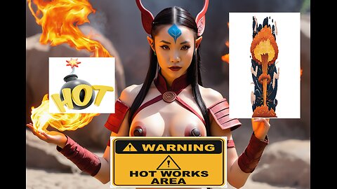 Avatar Cosplay - Hot Vixens of the Fire Nation (AI Lookbook)