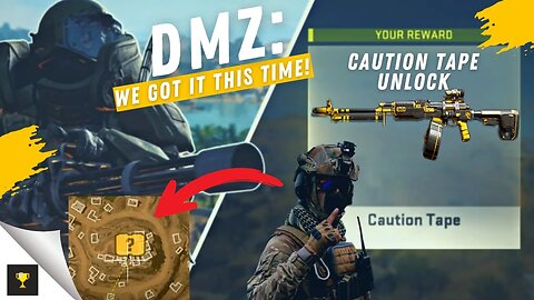 MWII DMZ - We Unlocked The CAUTION TAPE BLUEPRINT by accident!