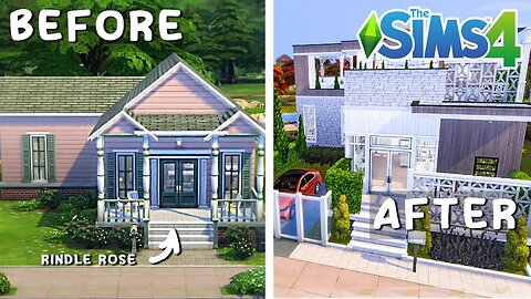 Rindle Rose Renovation | Before & After | Sims 4
