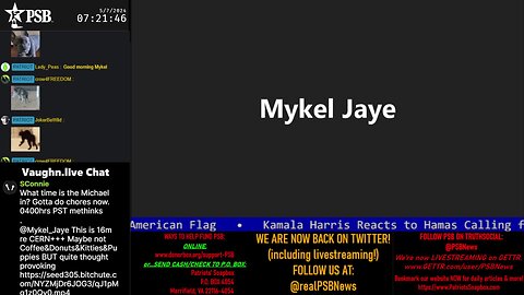 2024-05-07 07:12 EDT - Patriots Soapbox AM: with MykelJaye, SkyeBreeze