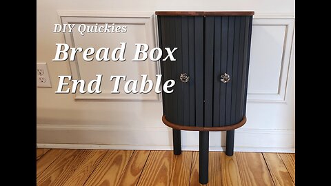 DIY Quickies: Bread Box End Table