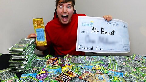 I Spent $30,000 On Lottery Tickets And Won ____ . MrBeast . MrBeast Official.