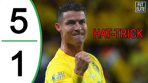 Al Nassr vs Al Ittihad 5-1 | Ronaldo Hattrick Highlights & All Goals 2024