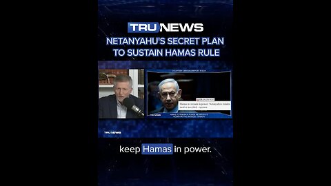 Netanyahu To Keep Hamas In Power Paid To Be The Boogeyman
