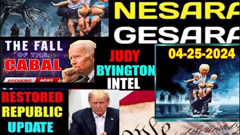 Judy Byington Update as of April 25, 2024 - Is This The Start Of WW3?! Iran Attacks Israel