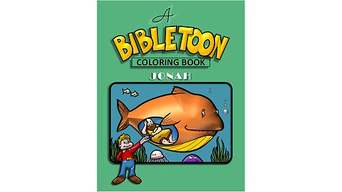 Bibletoon Coloring Book - Jonah in the Belly of the Whale