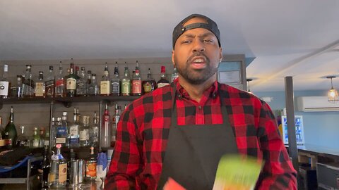 The “Toe Drag Swag” a Football inspired cocktail for the BIG GAME