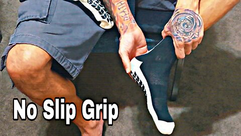 Try On Athletic Non Slip Grip Socks