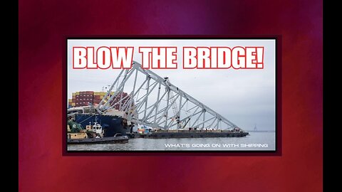 FIRE IN THE HOLE! | Baltimore to Blow the Key Bridge Off MV Dali.