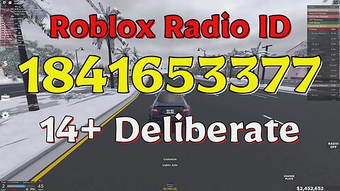 Deliberate Roblox Radio Codes/IDs