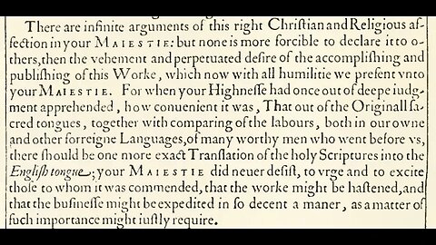 Did The King James Translators View Their Work As Perfect | More On Exact In the Epistle Dedicatory