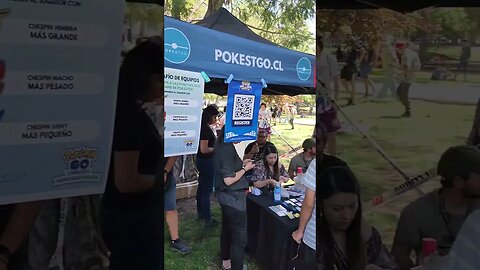 #PokemonGo ◉ #PokemonGOCommunityDay - #Chespin 📅 07 Enero 2023 📍 Parque Forestal 🌎 Santiago Chile