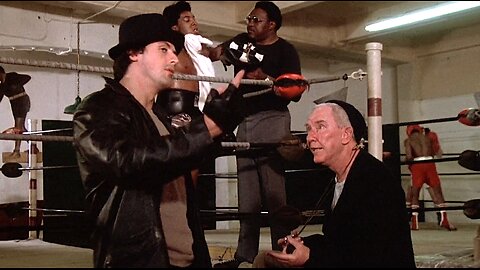 Rocky 1976 Rocky Goes To Mickeys Gym And Finds Out His Gear Is On Skid Row