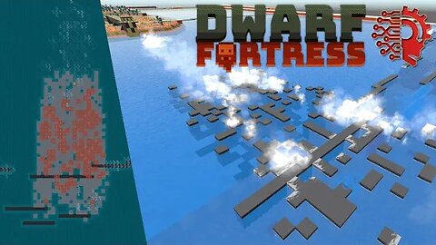 I Created an Island w/ Flying Magma 🔅 DWARF FORTRESS STEAM 🔅