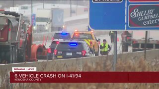 Semi involved in crash on I-41/94 in Kenosha County