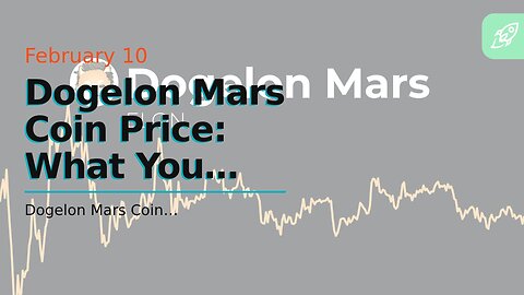 Dogelon Mars Coin Price: What You Need to Know About the Future of Cryptocurrencies