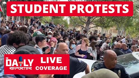 LIVE: Police Dispersing Student Protesters at USC - (COLLAGE PROTEST) LIVE COVERAGE