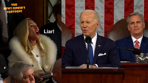 Republicans heckle Biden when he lies repeating debunked claims about their plans for Social Security and Medicare.