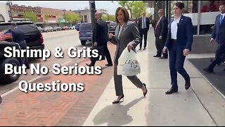 Kamala Says Shrimp & Grits Ignoring Questions From The Press