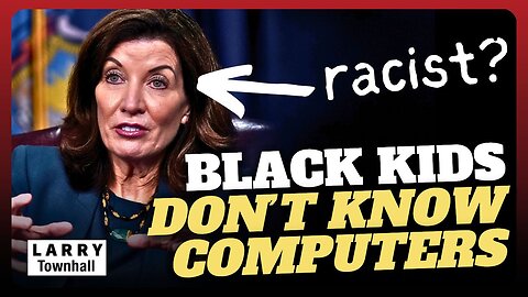 Kathy Hochul MOCKS POOR BLACK KIDS for Not Knowing What a Computer Is