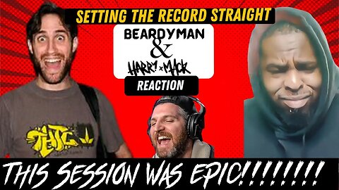 This Session Was EPIC!!!!!!!! Beardyman Setting The Record Straight with Harry Mack