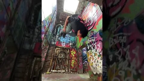 Backflip in Jail cell