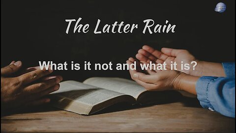 Morgan Polsky and Perry Elwin: The latter rain part 3