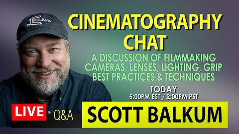 Live - Cinematography, Filmmaking, Lighting, Cameras, Lenses - The Future Is Bright
