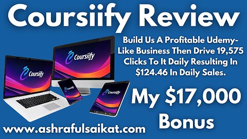 Coursiify Review - Build Profitable Udemy-Like Business (Seyi Adeleke)