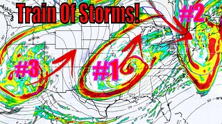 A Train Of Storms Coming! - The WeatherMan Plus