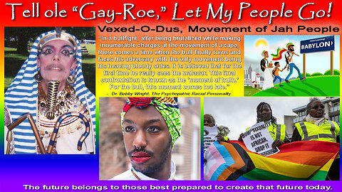 Vexed Wit' Us: Tell Ole "Gay-Roe," Let My People Go!