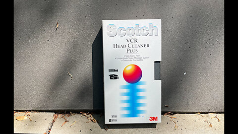 1995 - Scotch VCR Head Cleaner Plus