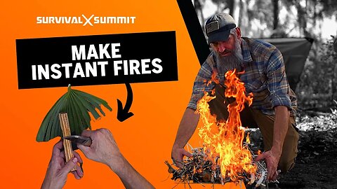 Make Instant Fires With The Elevator Fire Lay | The Survival Summit
