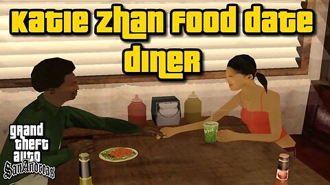 Grand Theft Auto San Andreas - Katie Zahn Food Date (Diner) [w/ "Hot Coffee"]