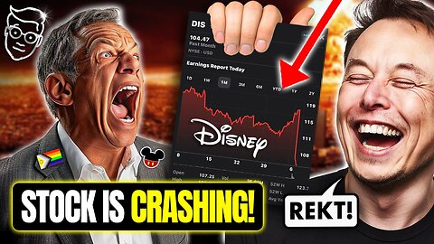PANIC: Disney Stock COLLAPSE! $20 *BILLION* Erased in Seconds After Report Exposes Woke FAILURE 😬