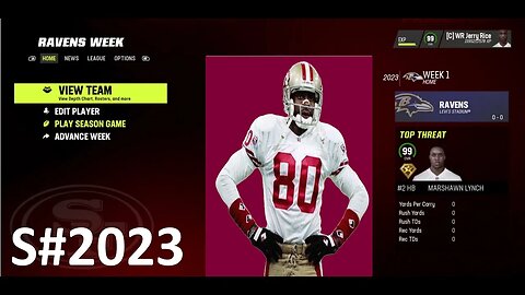 Madden 23 Jerry Rice Rookie To Retire Career S2023