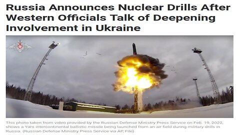 Russia Announces Strategic Nuke Drills Warning NATO