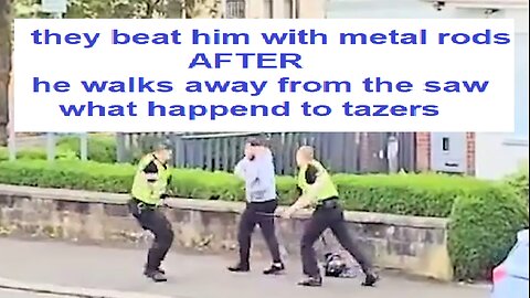 #equality, #Chainsaw, #maniac, #Scottish, #police, they beat