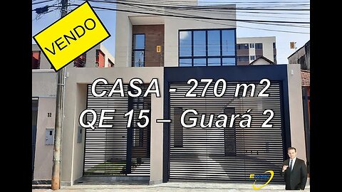 VENDA #casa Guara 2 QE 15 - 270 m2 #linda #imovel #brasilia #casaguara #luxo #moderna $2,4 milhão